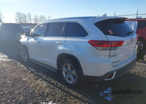 2018 Toyota Highlander Limited from USA, damaged, VIN 5TDDZRFH6JS490368